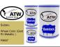 Preview: Subaru, Wheel Color (Gold Pri Metallic ), F9657: 500ml Lackdose + 500ml Klarlack + 250ml Härter - Set, von ATW Autoteile West.